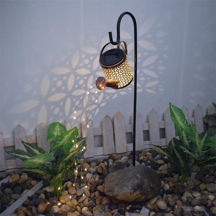 Bulk Outdoor Solar Garden Watering Can with Lights 31 Inch Wholesale