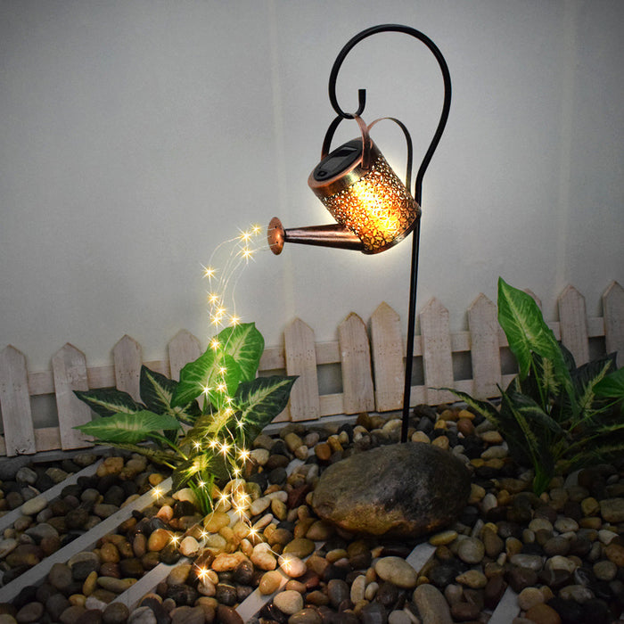 Bulk Outdoor Solar Garden Watering Can with Lights 31 Inch Wholesale