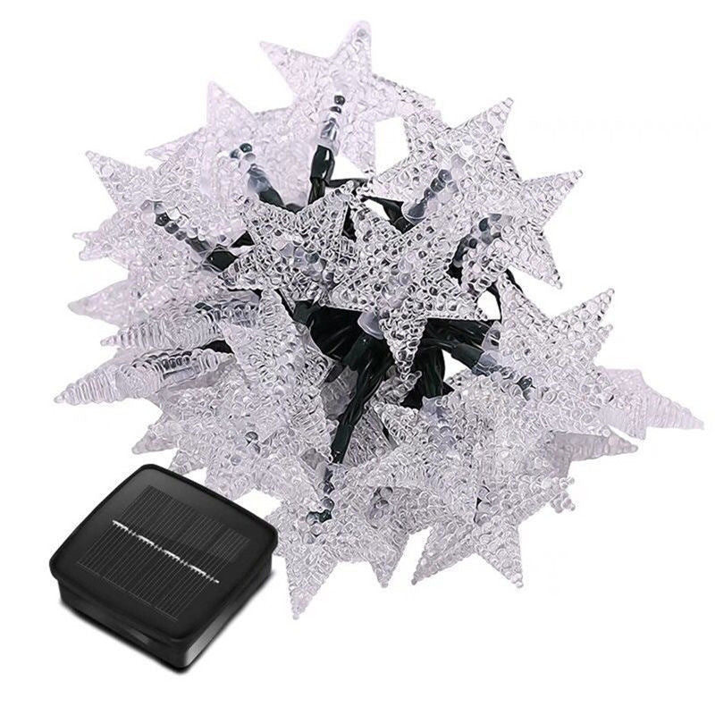 Guirlande lumineuse LED colorée à énergie solaire en vrac 