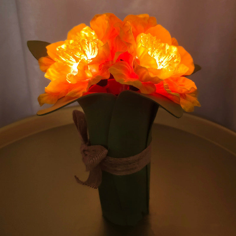 Bulk Artificial Flowers Bonsai Table Night Light Potted Flowers Wholesale