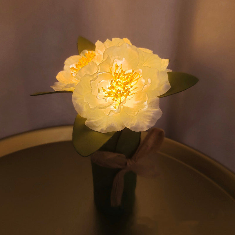 Bulk Artificial Flowers Bonsai Table Night Light Potted Flowers Wholesale