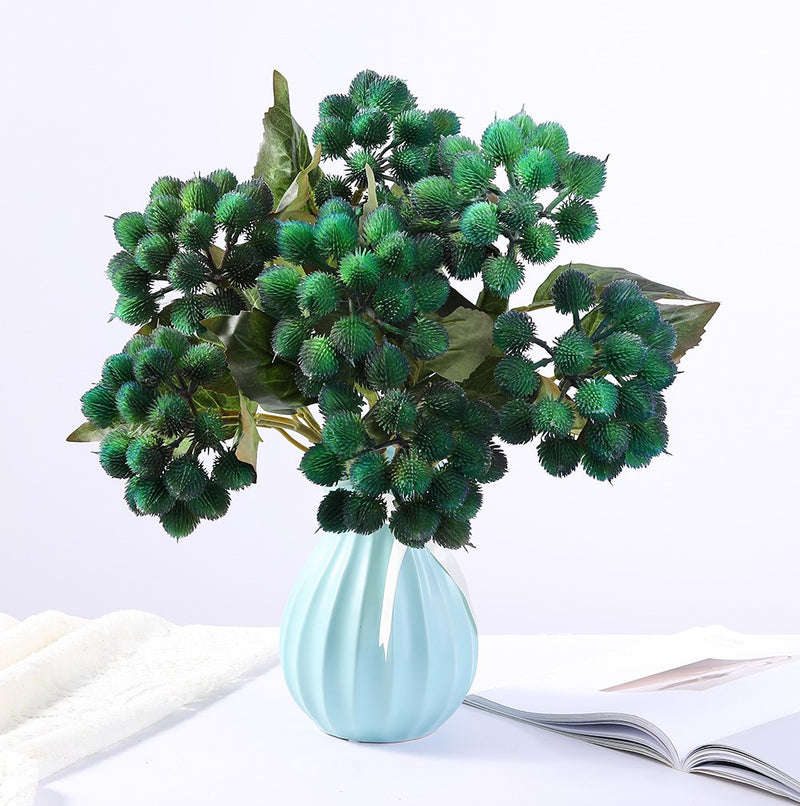 Bulk Sycamore Fruit Ball Chestnut Ball Fruit Green Succulent Plant Greenery 18 Inch Wholesale