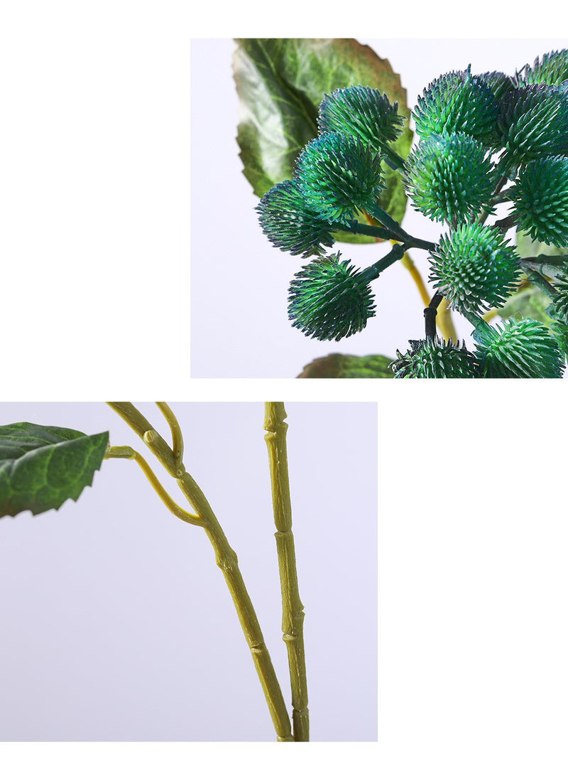 Bulk Sycamore Fruit Ball Chestnut Ball Fruit Green Succulent Plant Greenery 18 Inch Wholesale