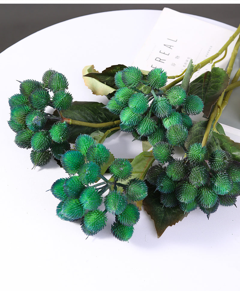 Bulk Sycamore Fruit Ball Chestnut Ball Fruit Green Succulent Plant Greenery 18 Inch Wholesale