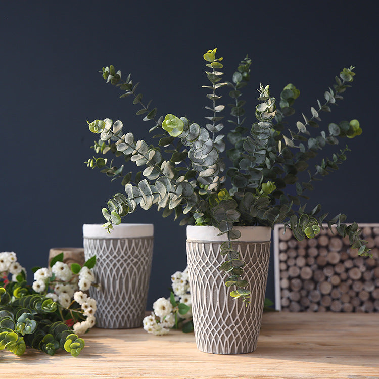 Bulk Faux Eucalyptus Stems Bush Bulk Wholesale