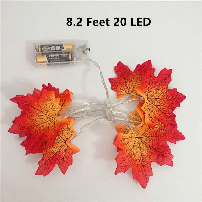 Bulk 8.2 Feet 20 LED String Lights Wreath DIY Fall Decor Wholesale