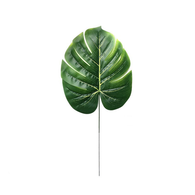 A granel, 10 Uds., palmeras tropicales, hojas de Monstera, jungla, playa, decoraciones de mesa temáticas, venta al por mayor 