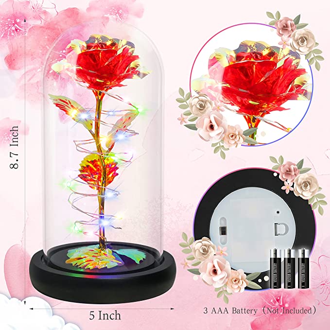 Bulk Rose Gifts for Women Light Up Valentines Day Birthday Anniversary Gifts Wholesale