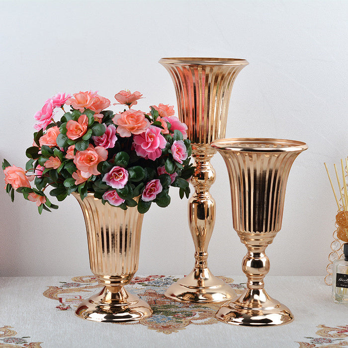 Bulk Gold Vases for Wedding Centerpieces Wholesale