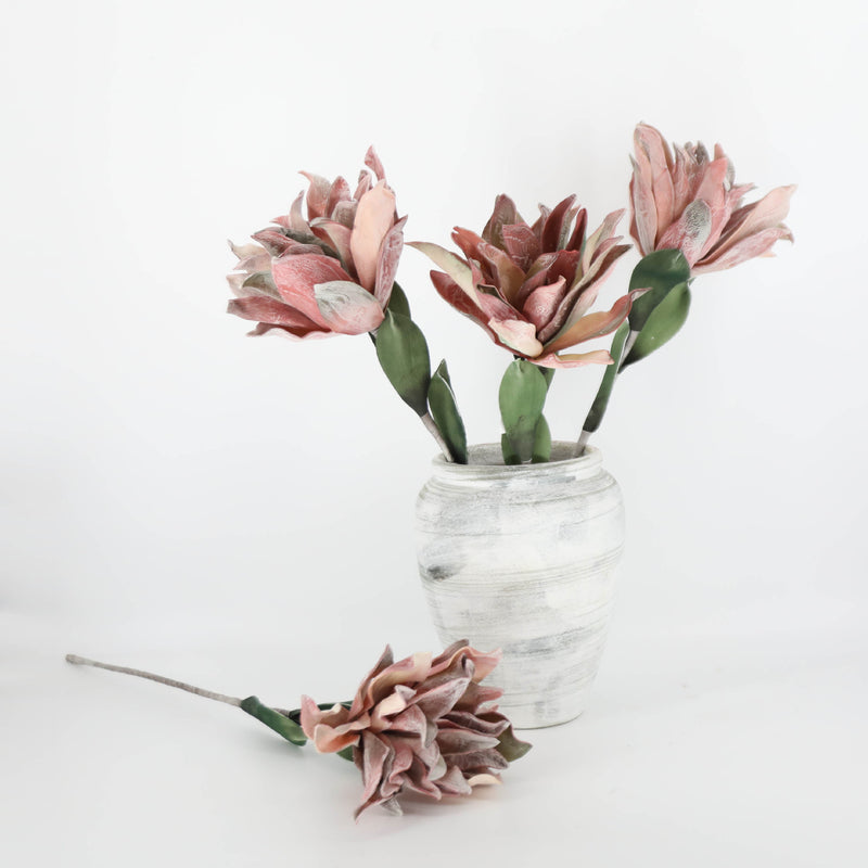 Tiges de magnolia en fleurs Wabi-Sabi 29" en vrac Fleurs artificielles au toucher réaliste Vente en gros