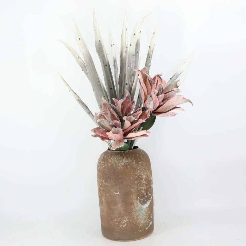 Tiges de magnolia en fleurs Wabi-Sabi 29" en vrac Fleurs artificielles au toucher réaliste Vente en gros