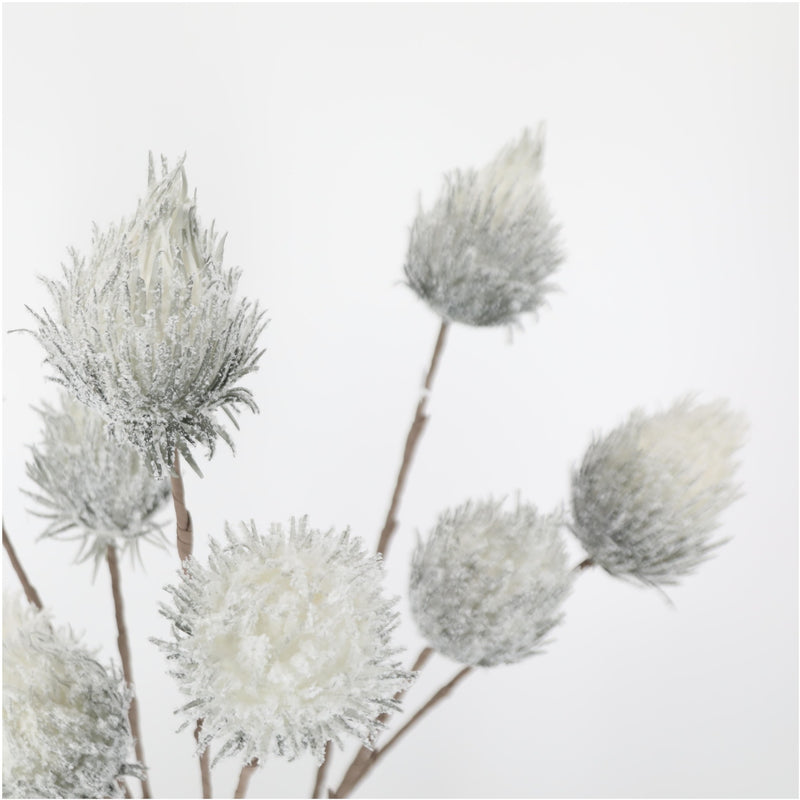 Bulk Wabi-Sabi 39" Snowy Ball Long Stem Artificial Flowers Wholesale