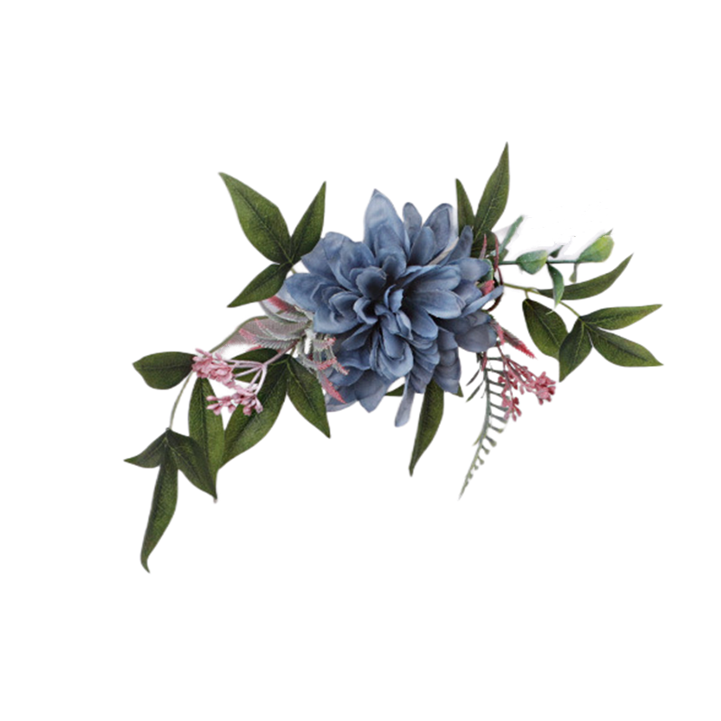 Bulk Wedding Ceremony Aisle Chair Back Floral Dahlia Decoration Wholesale