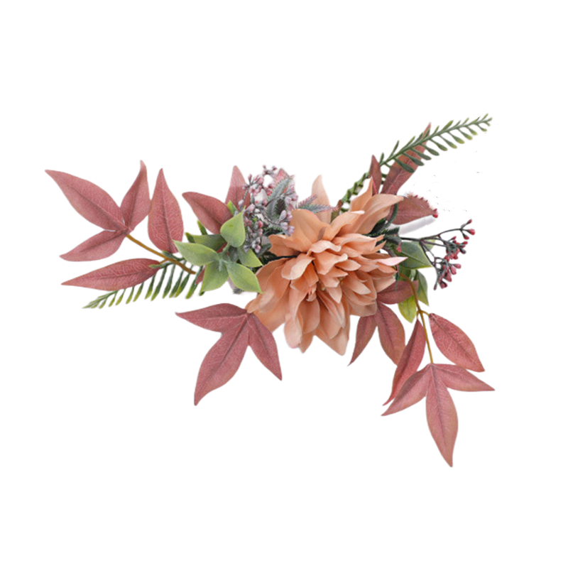 Bulk Wedding Ceremony Aisle Chair Back Floral Dahlia Decoration Wholesale