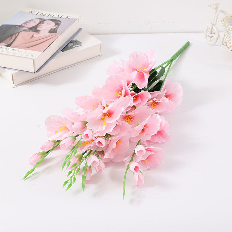 Buisson de glaïeuls artificiels en soie de 27 po en vrac 