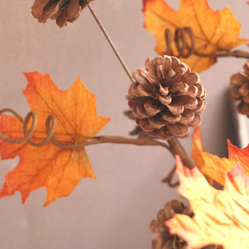 Décoration d'automne en brindille de pin d'érable artificiel en vrac 23 pouces en gros 