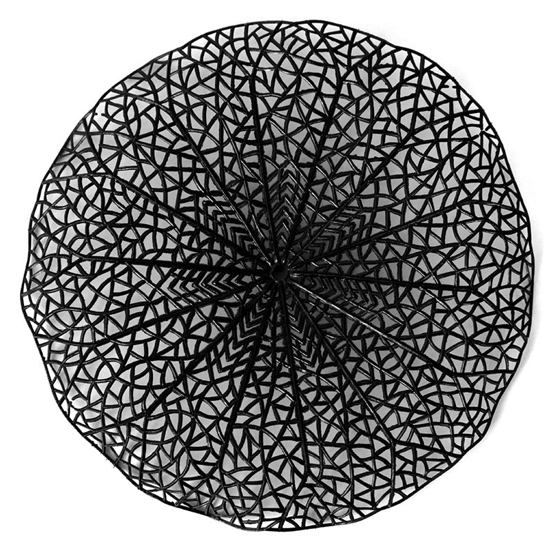 Feuille de lotus creuse artificielle noire en vrac de 23 pouces en gros 