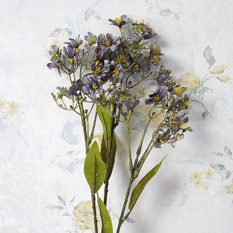 Daphné artificielle en vrac Odora rétro automne rustique cottage fleur d'automne avec tige de feuillage 27 pouces en gros 