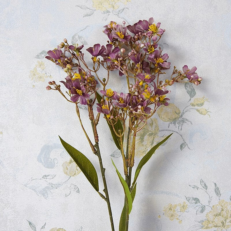 Daphné artificielle en vrac Odora rétro automne rustique cottage fleur d'automne avec tige de feuillage 27 pouces en gros 