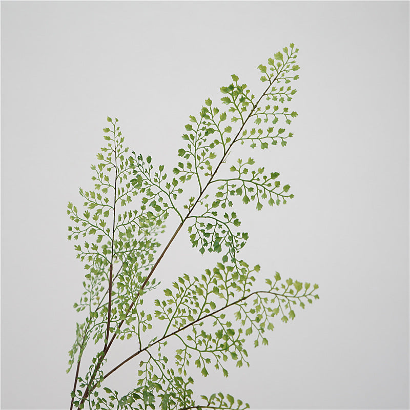 Wholesale Artificial Fern Greenery Plant Twig Forest Maidenhair Fern Stem 32 Inch