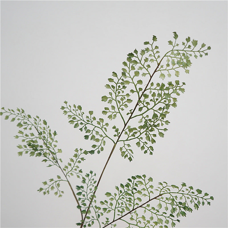 Wholesale Artificial Fern Greenery Plant Twig Forest Maidenhair Fern Stem 32 Inch