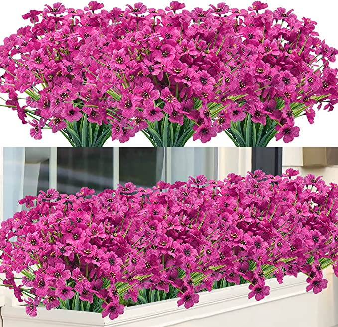 Clearance Bulk Faux Flowers UV Resistant for Outdoors Wholesale