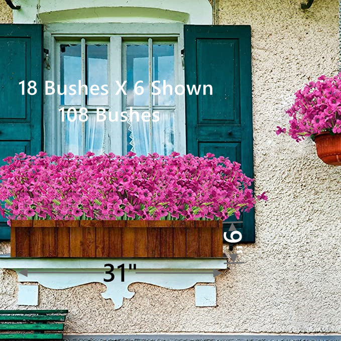 Clearance Bulk Faux Flowers UV Resistant for Outdoors Wholesale