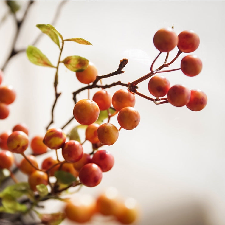 Branches de baies artificielles en vrac de 27 pouces pour arrangements floraux de Noël en gros
