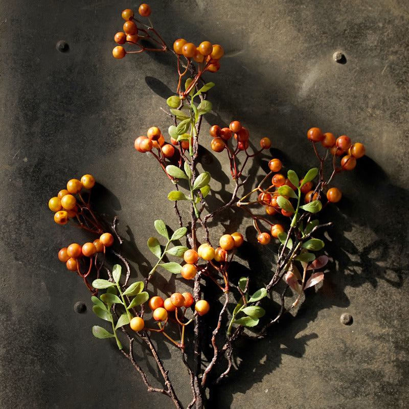 Branches de baies artificielles en vrac de 27 pouces pour arrangements floraux de Noël en gros