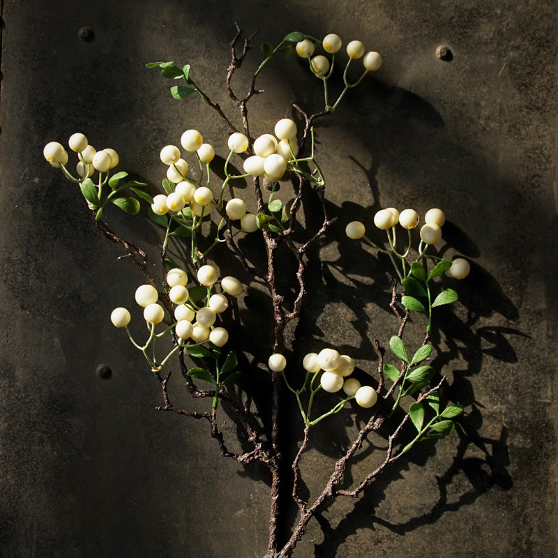 Branches de baies artificielles en vrac de 27 pouces pour arrangements floraux de Noël en gros