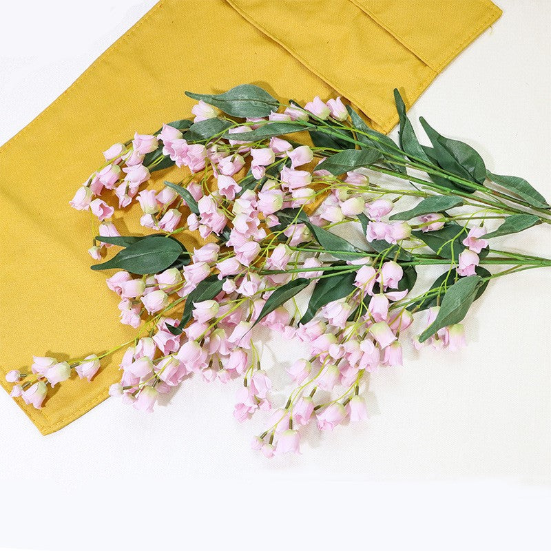 Bulk 39" Lily of The Valley Hanging Orchid Long Stem Silk Flowers Artificial Wholesale