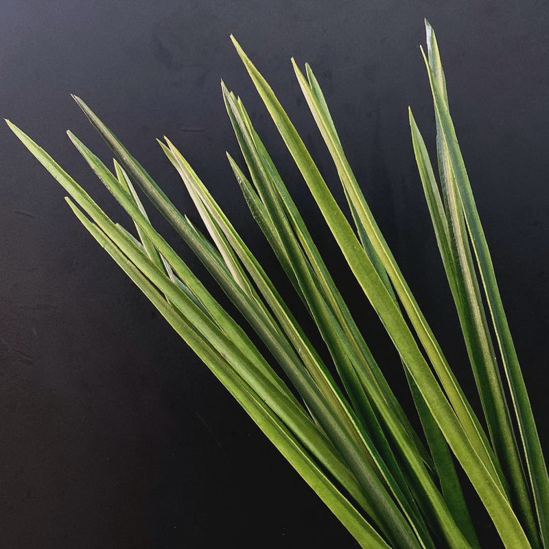 Feuilles de yucca artificielles en vrac, feuillage de citronnelle, tige de verdure, 35 pouces, vente en gros 