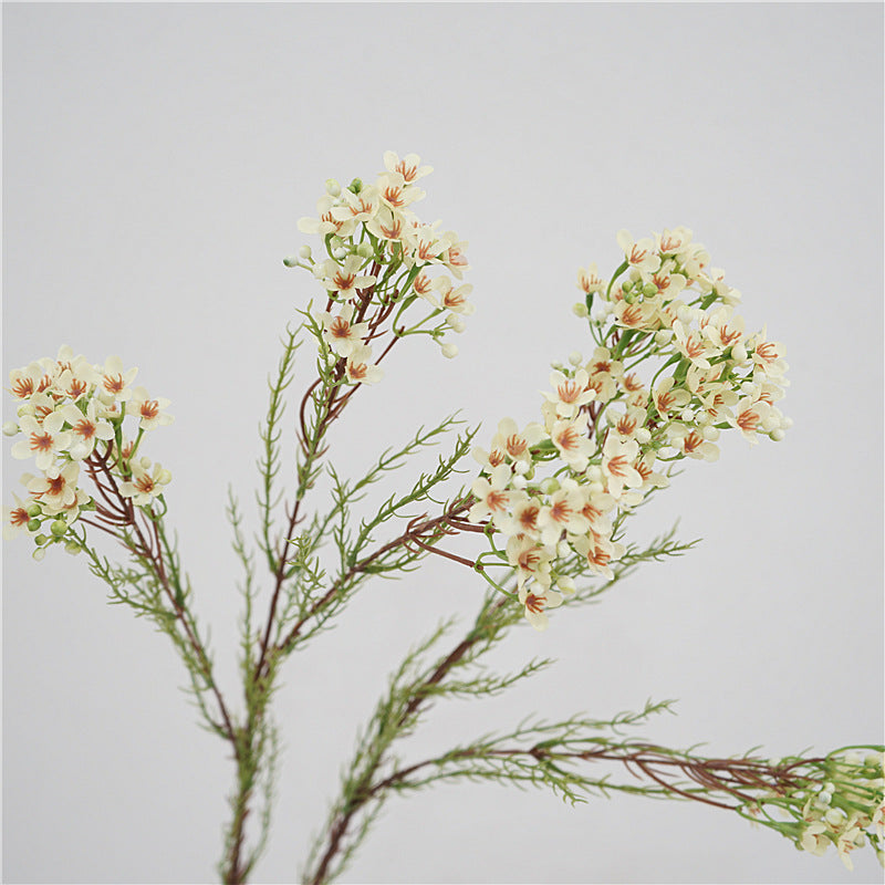 Bulk Artificial Rustic Wax Flowers Stem 31 Inch Wholesale