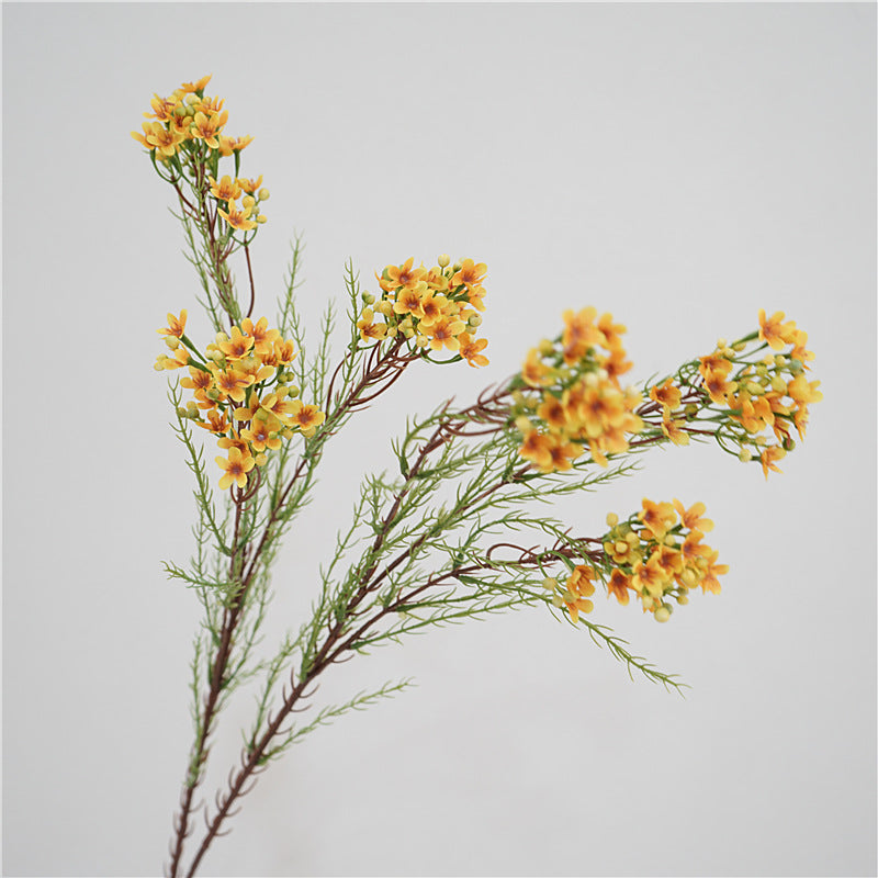 Bulk Artificial Rustic Wax Flowers Stem 31 Inch Wholesale
