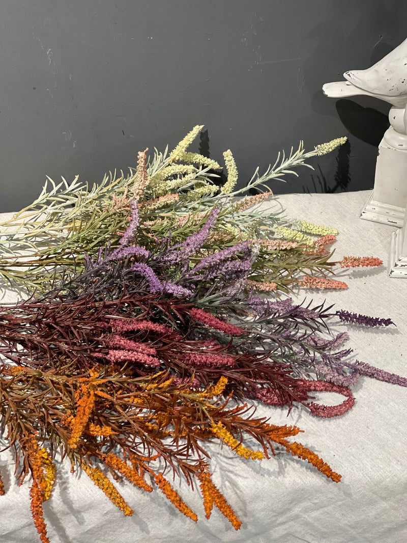 Bulk 35" Artificial Salvia Flower Autumn Floral Artificial Wholesale