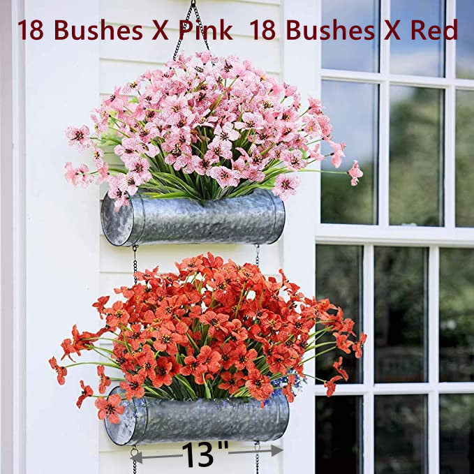 Clearance Bulk Faux Flowers UV Resistant for Outdoors Wholesale