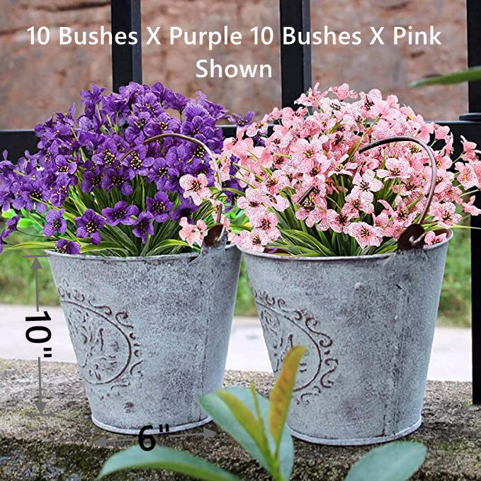 Clearance Bulk Faux Flowers UV Resistant for Outdoors Wholesale