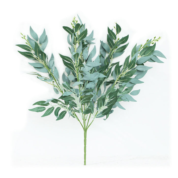Bulk 21" Artificial Willow Bush Twigs with Buds Greenery Plant Spray Wholesale