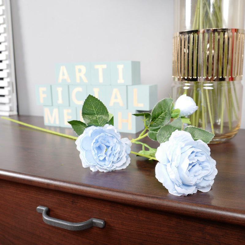 Clearance Bulk 23" Peony Stems Spray Faux Silk Flower Artificial Peony Arrangement Wholesale