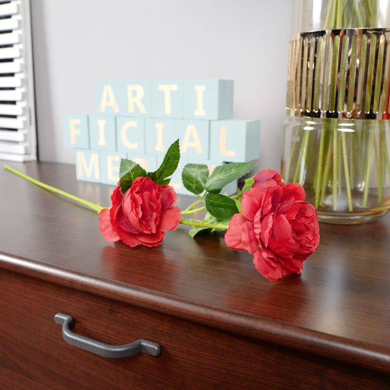 Clearance Bulk 23" Peony Stems Spray Faux Silk Flower Artificial Peony Arrangement Wholesale