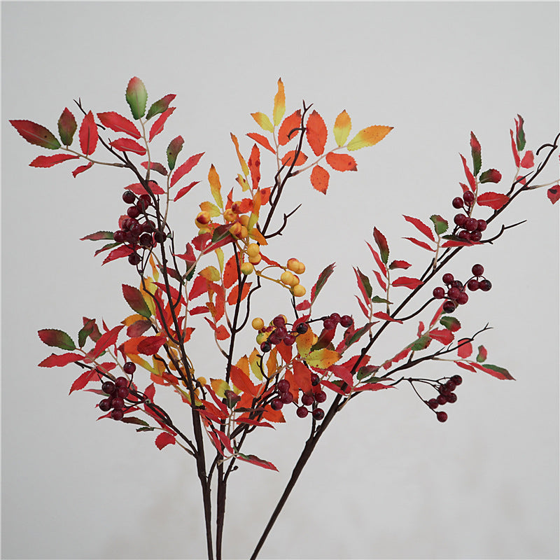 Bulk 34" Nandina Domestica Berry Fruit Branches Stems Spray Fall Arrangement Decoration Wholesale