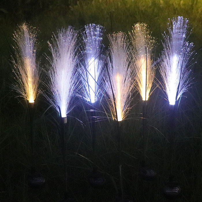 Lámpara de inserción de energía solar con luz LED de hierba de pampa a granel, decoración de jardín al aire libre, venta al por mayor de 36 pulgadas 