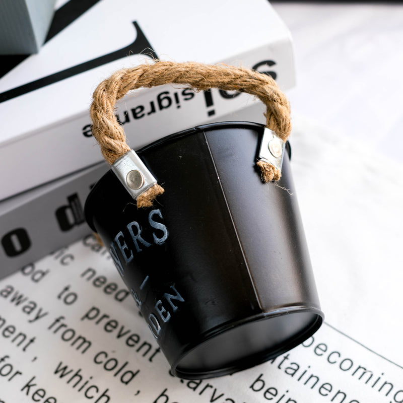 Pot à fleurs en métal rétro en vrac, pot à lettres, décoration de campagne, vente en gros 