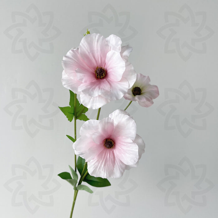 Venta al por mayor de flores de seda artificiales con tallos de Ranunculus de mariposa de 15,7" a granel
