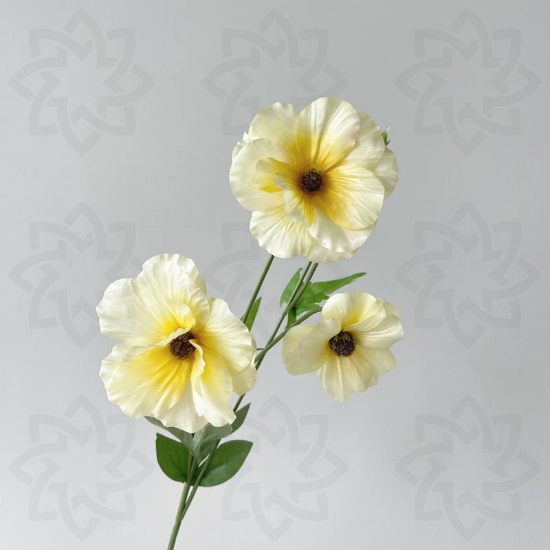 Bulk 15.7" Butterfly Ranunculus Stems Artificial Silk Buttercup Flowers Wholesale