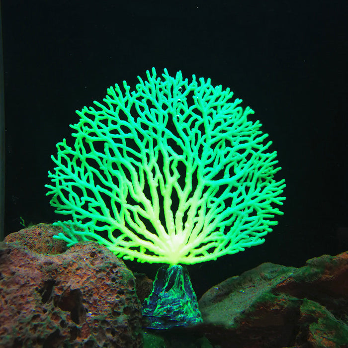 A granel que brilla intensamente Pecera Decoraciones Plantas Acuario Plantas Coral Venta al por mayor 