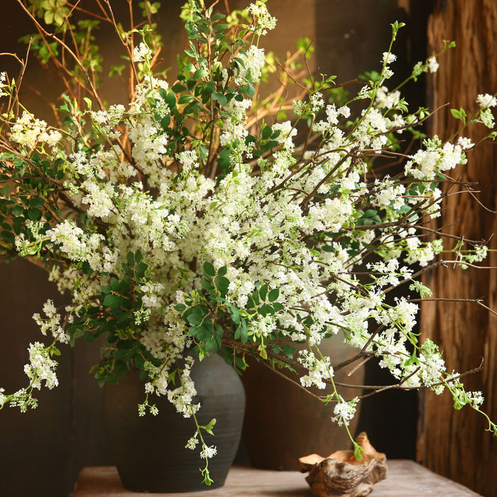 Bulk 39" Blooming Willow Stems Branches Artificial Silk Flowers Wholesale