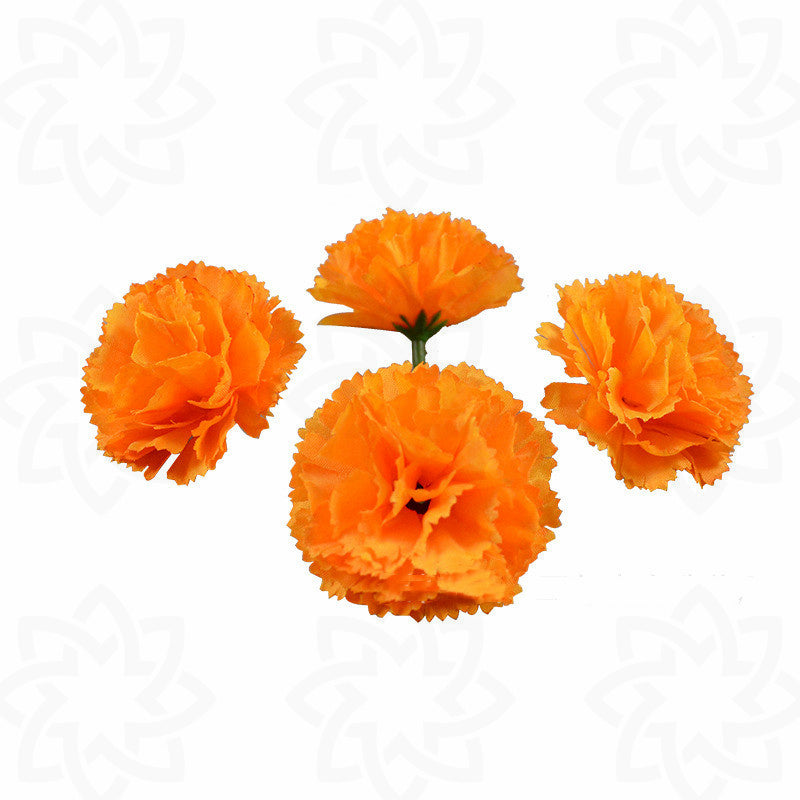 Bulk Carnations Heads Heads Wedding Shooting Props DIY Hair Accessories Decoration Wholesale