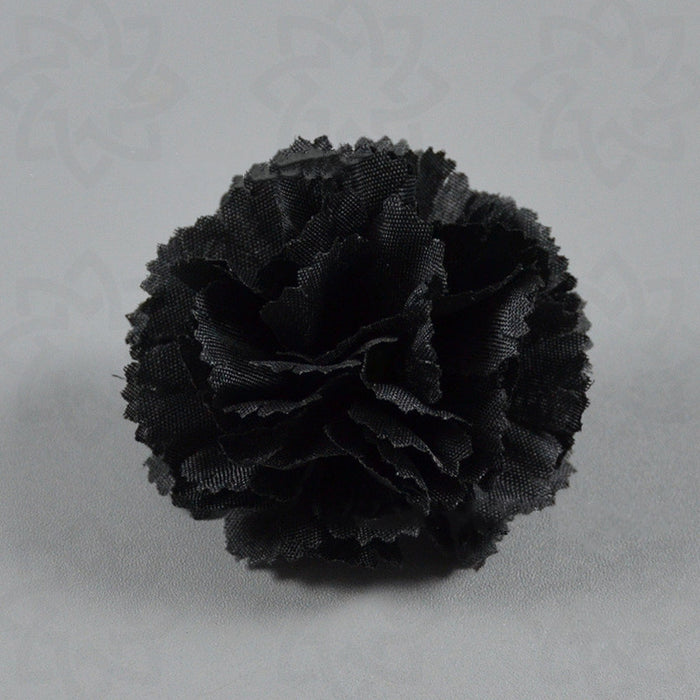 Claveles de cabezas de flores de seda artificial a granel para bricolaje al por mayor