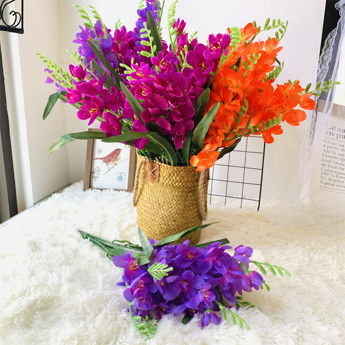 XONOR 4 flores de hortensias artificiales en maceta, flores de hortensias  falsas en maceta de plástico para decoración del hogar, fiesta, oficina